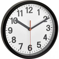 TFA TFA 60.3538.01 Analogue radio wall clock black