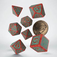 Q-Workshop Komplet kości Wiedźmin: Triss - Nieulękła Merigold
