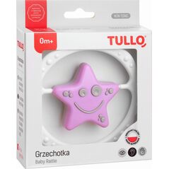 Tullo Grzechotka gwiazdka różowo-szara 170 Tullo