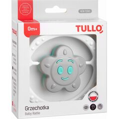 Tullo Grzechotka kwiatek miętowo-szary 173 Tullo