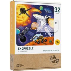Muduko Ekopuzzle dwuelementowe Przygody w kosmosie