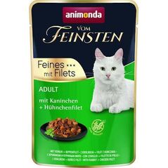 Animonda ANIMONDA KOT 85g V.FEINSTEN KRÓLIK, FILET z KURCZAKA saszetka/18