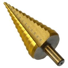 Wiertło Geko WIERTŁO STOŻKOWE GEKO G38501 CHOINKA HSS POWŁOKA TYTAN 4-39MM