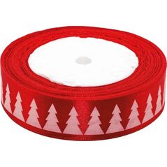 BREWIS Wstążka satynowa BREWIS Boże Narodzenie 25mm x 22m kolor 1 Brewis