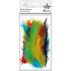 Titanum Piórka puch 11,8-15 cm mix 20szt