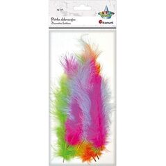 Titanum Piórka puch 11,8-15 cm mix 25szt