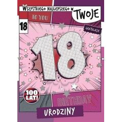 Armin Style Karnet Urodziny Osiemnastka GM-237