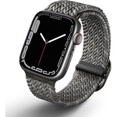 Uniq Pasek UNIQ Aspen Apple Watch 4/5/6/7/SE 44/45mm Braided DE szary/pebble grey