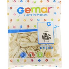 Gemar Balony metaliczne Perłowe, AM50, 13 cm, 100 szt.