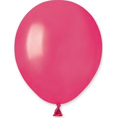 Gemar Balony metaliczne Ciemnoróżowe, AM50, 13 cm, 100 szt.