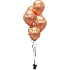 GoDan Balony chromowane Miedziane, B&C, 30 cm, 50 szt.