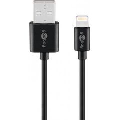 Kabel USB Goobay Thunderbolt - Lightning 2 m Czarny (72906)
