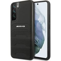 Mercedes Etui Mercedes AMG AMHCS22MGSEBK Samsung Galaxy S22+ Plus czarny/black hardcase Leather Debossed Lines