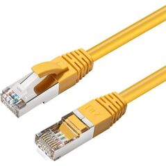 MicroConnect CAT6A S/FTP 0.5m Yellow LSZH