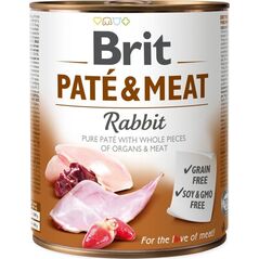 Brit Karma BRIT PATÉ & MEAT z królikiem dla psa 800g