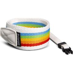 Polaroid Polaroid Camera Strap Flat Rainbow White