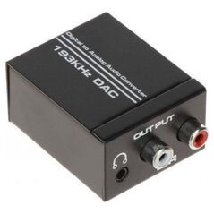 Adapter AV Jack 3.5mm - RCA (Cinch) czarny (DA/AU-3)