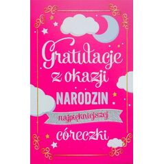 Yeku Karnet Narodziny dziewczynka 2K - 086