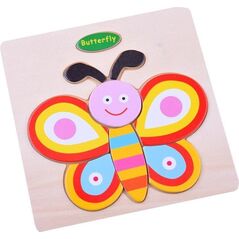 Jokomisiada Układanka drewniana zwierzątka Puzzle ZA2528