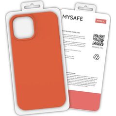 Mysafe MYSAFE ETUI SILIKONOWE IPHONE 12 MINI POMARAŃCZOWY PUDEŁKO