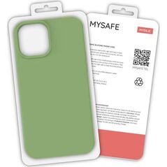 Mysafe MYSAFE ETUI SILIKONOWE IPHONE 13 MINI PISTACJA PUDEŁKO