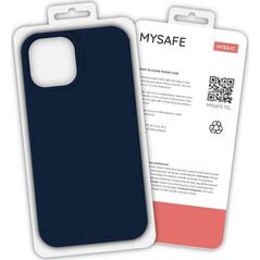 Mysafe MYSAFE ETUI SILIKONOWE IPHONE 13 PRO MAX GRANATOWY PUDEŁKO