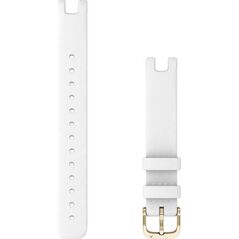 Garmin Pasek skórzany na nadgarstek - seria Lily (biały / kremowozłota sprzączka) (010-13068-A3)