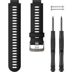 Garmin Pasek gumowy na nadgarstek - seria Forerunner 735, 23x, 630 (czarny / szary) (010-11251-0K)