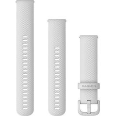Garmin Pasek silikonowy na nadgarstek Quick Release 20 (biały / biała sprzączka) (010-13021-01)