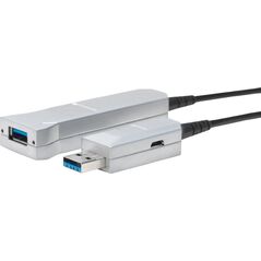 Kabel USB VivoLink USB-A - USB-A 10 m Biało-czarny (PROUSB3AAF10)
