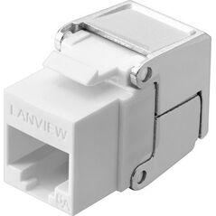 Lanview Cat6a Unshielded flip jack