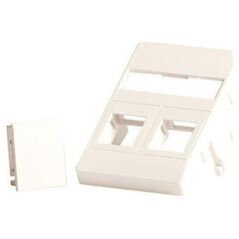 Lanview Wall plate 2 x keystone for