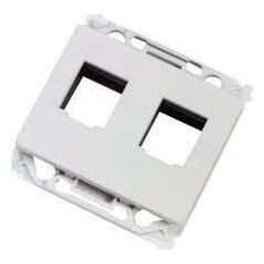 Lanview Wall plate 2 x keystone for
