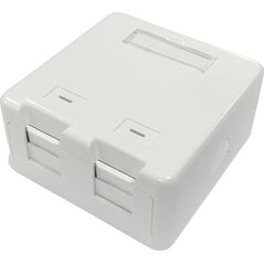 Lanview Surface mount box for 2 x