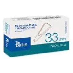 Tetis Spinacze biurowe 33mm 100szt GS180-C