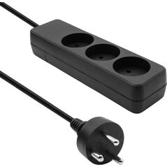 ProXtend Danish Power Strip 3-way 3 gniazda 7 m czarna (K3-K07B)