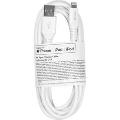 Kabel USB eStuff Lightning - USB-A 3 m Biały (ES601301-BULK)