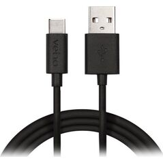 Kabel USB Veho USB-A - USB-C 1 m Czarny (VCL-003-C-1M)