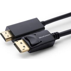 Kabel MicroConnect DisplayPort - HDMI 0.5m czarny (MC-DP-HDMI-050)