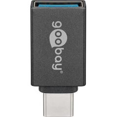 Adapter USB Goobay USB-C - USB Szary  (JAB-3395479)