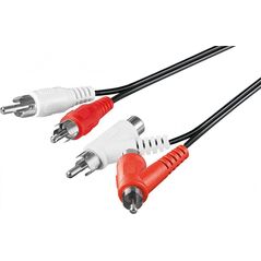 Kabel Goobay RCA (Cinch) x2 - RCA (Cinch) x2 1.5m czarny (JAB-856762)