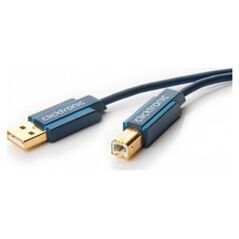 Kabel USB Clicktronic USB-A - USB-B 1.8 m Niebieski (JAB-1404854)