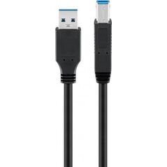 Kabel USB Goobay USB-A - USB-B 0.25 m Czarny (JAB-1338780)