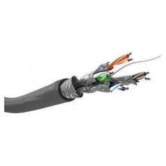 Goobay CAT 6 kabel sieciowy, S/FTP (PiMF), Szary - Długość kabla 305 m