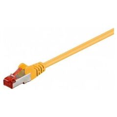 Goobay CAT 6 Kabel łączący, S/FTP (PiMF), Żółty - Długość kabla 30 m