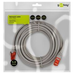 Goobay CAT 6Kabel łączący, U/UTP, Szary - Długość kabla 5 m