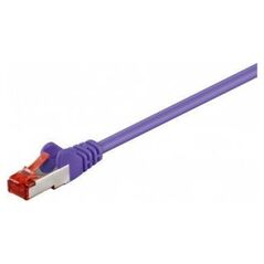 Goobay CAT 6 Kabel łączący, S/FTP (PiMF), Fioletowy - Długość kabla 1.5 m
