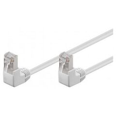 RB-LAN CAT 5e Kabel łączący 2x 90 pod kątem,F/UTP, Biały - Długość kabla 3 m