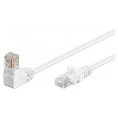 RB-LAN CAT 5eKabel łączący 1x 90 pod kątem,U/UTP, Biały - Długość kabla 5 m