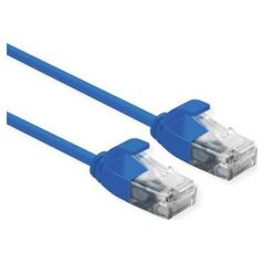Roline Patchcord ROLINE data center UTP kat. 6A (klasa EA), LSOH, Slim, niebieski, 0,3 m